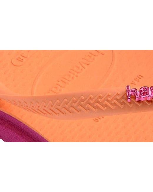 Havaianas Pink Slim Pointed Toe Flip Flop