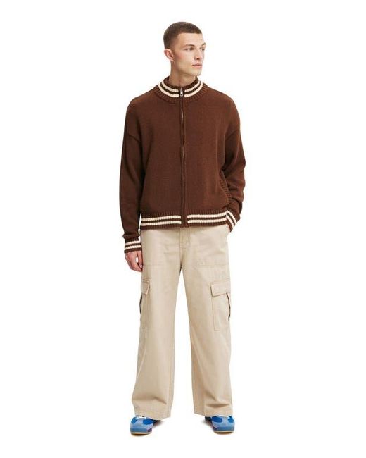 Cotton On Natural Axel Super Baggy Cargo Pant for men
