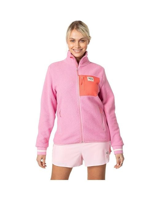 Kari Traa Pink Rothe Midlayer Jacket
