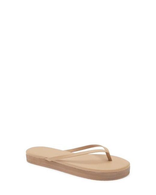 TKEES Multicolor Lily Platform Flip Flop