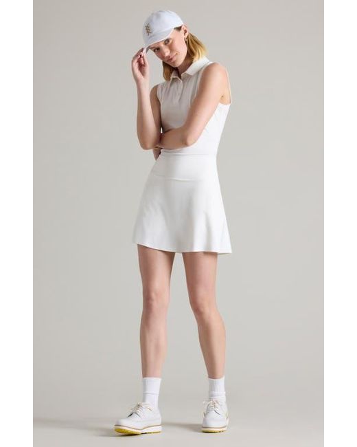 Rhone White Course To Court Sleeveless Polo