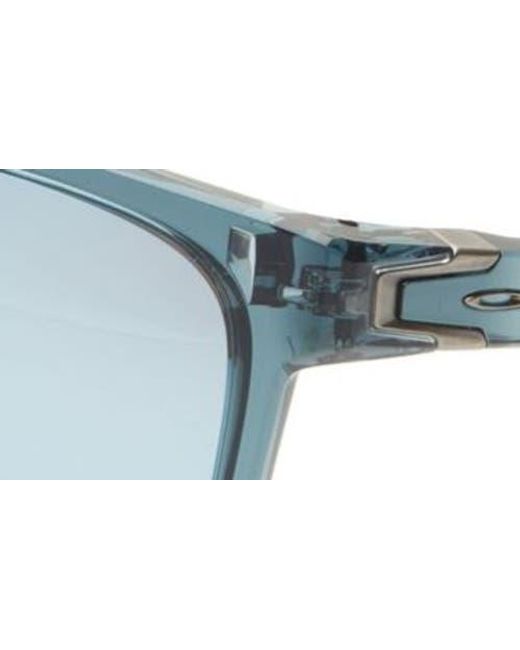 Oakley Blue 57Mm Polarized Rectangular Sunglasses for men