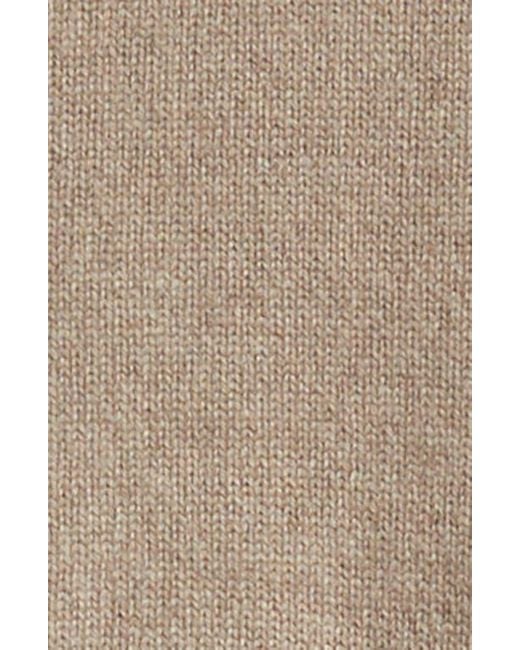 Bottega Veneta Brown Classic Cashmere Blend V-Neck Cardigan With Intrecciato Leather Elbow Patches for men