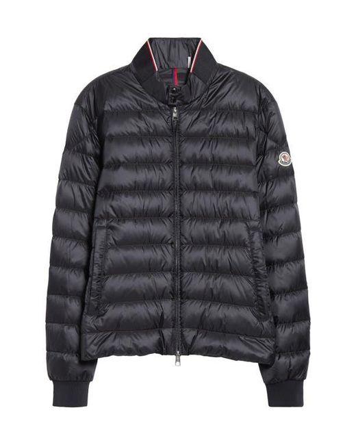 Moncler Black Rigel Quilted Down Jacket for men