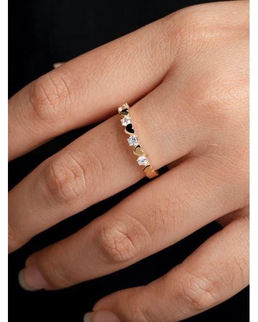 DEVATA Metallic Sweet Heart Ring
