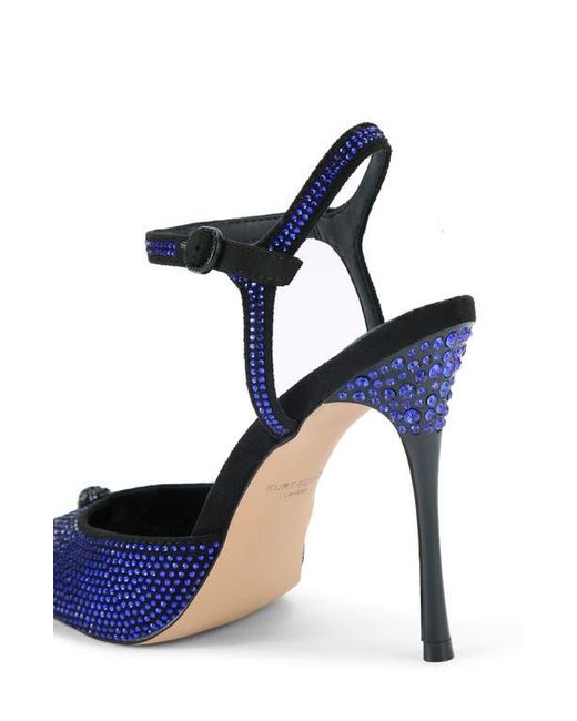 Kurt Geiger Blue Eagle Ankle Strap Pump