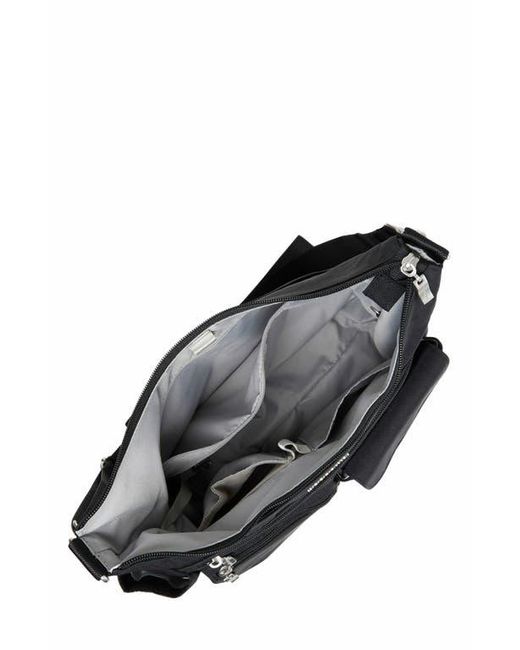 Baggallini Black Modern Everywhere Hobo Crossbody Bag With Wristlet