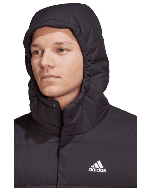 adidas Helionic 550 Fill Power Down Jacket in Black for Men | Lyst