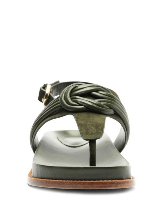 Alexandre Birman Green Vicky Ankle Strap Platform Sandal