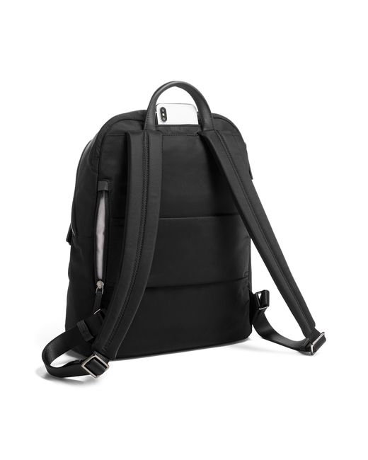 tumi black voyageur carson backpack