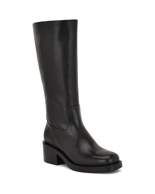 Nine West Black Broklyn Block Heel Boot