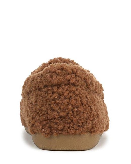 Vionic Brown Snuggle Faux Shearling Slipper