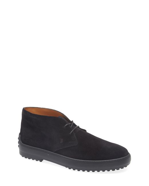 Tod's Blue Winter Gommino Chukka Boot for men