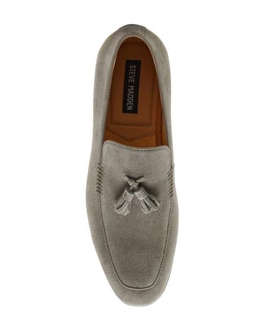 Steve Madden Gray Ondre Tassel Loafer for men