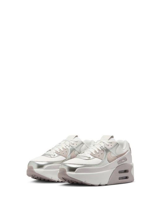 Nike Metallic Air Max 90 Lv8 Platform Sneaker