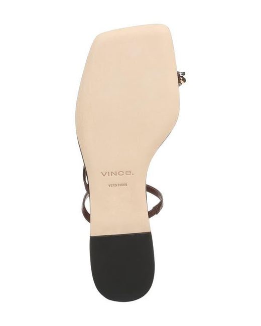 Vince White Polli Toe Loop Sandal