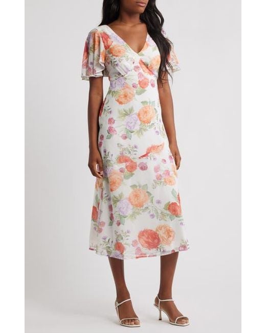 lipsy floral maxi dress Lipsy Floral Print Tie Strap Maxi Dress In Pink - 60% Off