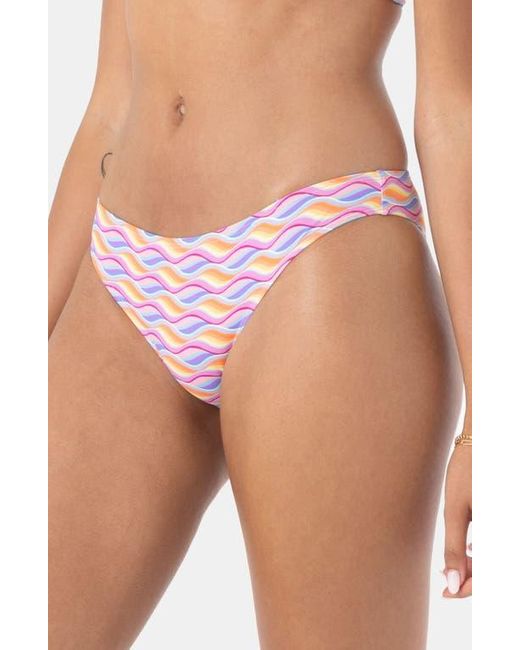 Roxy Pink High Tide Hipster Bikini Bottoms