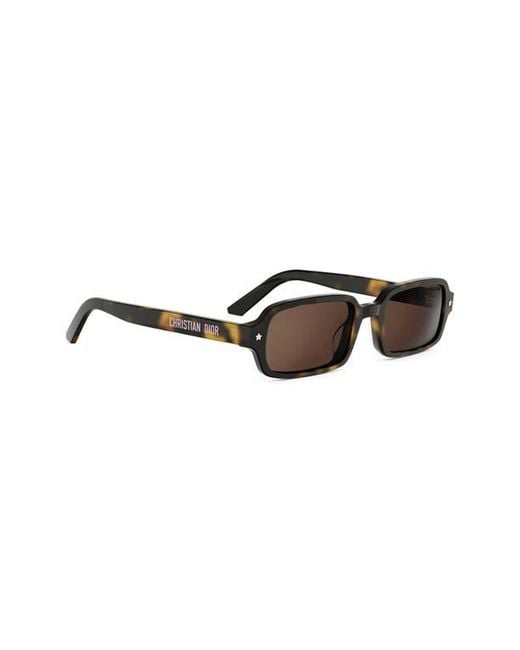 Dior Brown Pacific S3I 52Mm Rectangular Sunglasses
