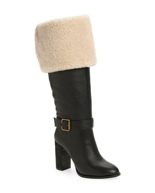 Jeffrey Campbell White Nestle Knee High Boot