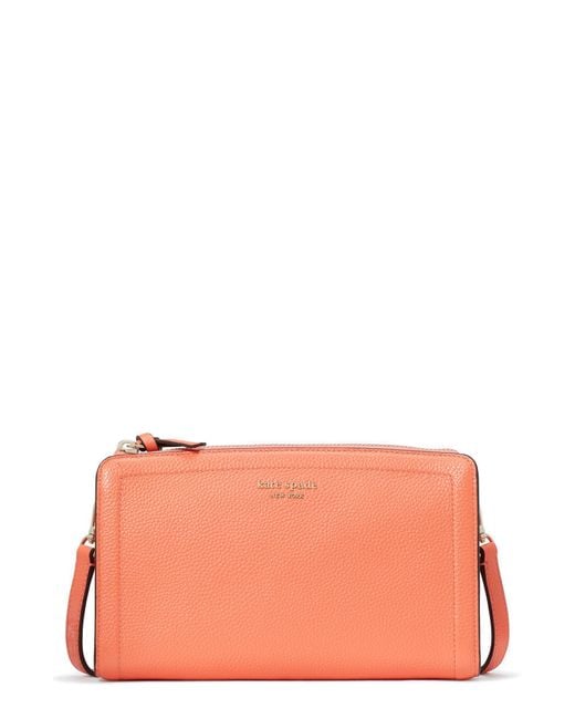 Kate Spade Knott Small Leather Crossbody Bag in Pink Lyst