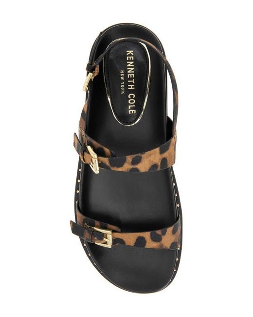 Kenneth Cole Brown Drinity Flat Slingback Sandal