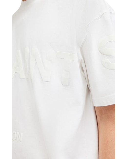 AllSaints White Biggy Logo Graphic T-Shirt for men