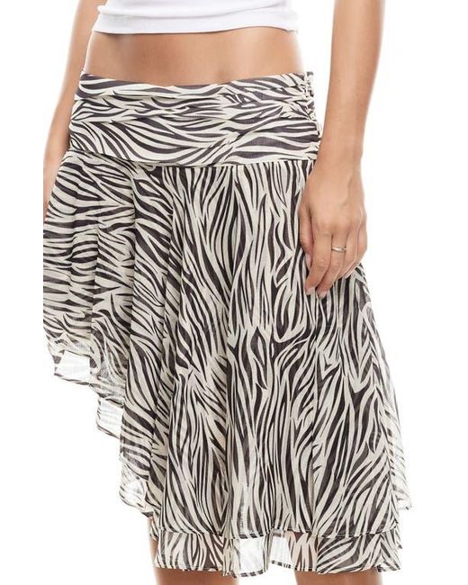 Lioness Multicolor Legacy Chiffon Midi Skirt