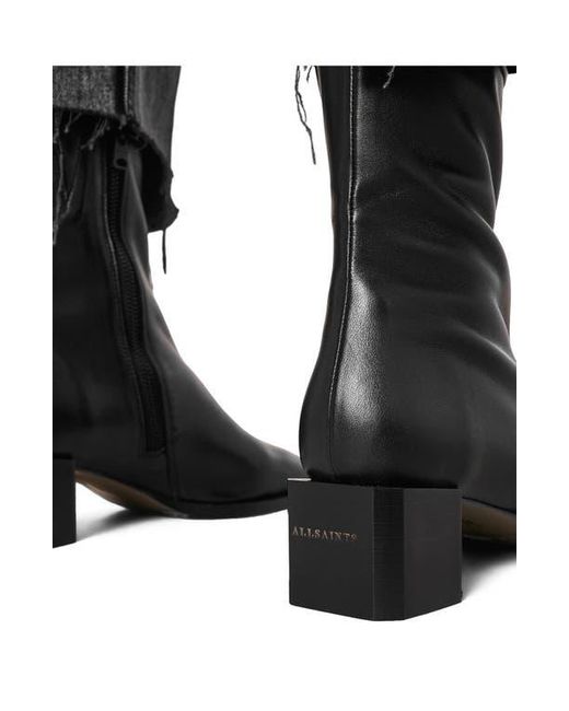 AllSaints Black Avril Bootie