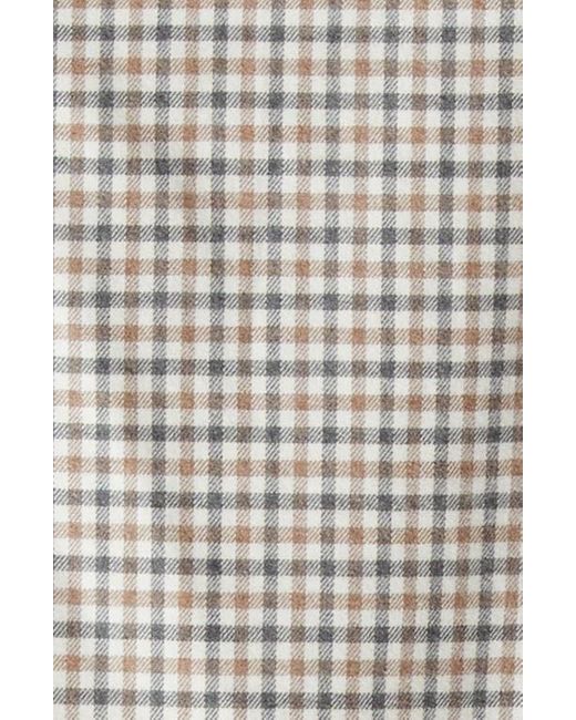 Boglioli Gray Check Button-Down Shirt for men