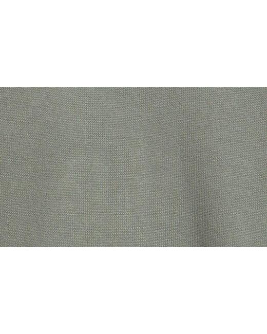 Alex Crane Gray Feather Organic Cotton Polo Sweater for men