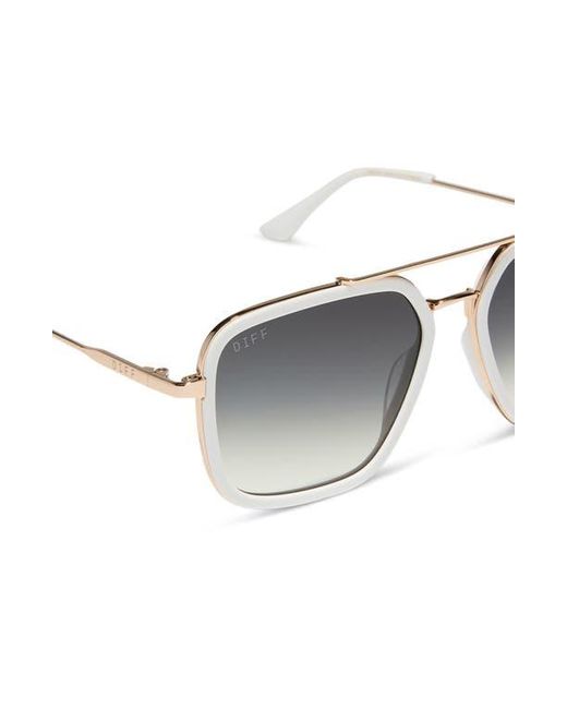 DIFF Gray Jordan 57Mm Gradient Navigator Sunglasses