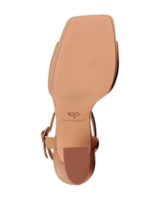 Katy Perry Multicolor The Square Ankle Strap Platform Sandal