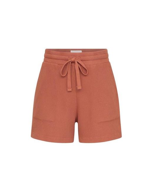 Losano Orange Organic Cotton Drawstring Short