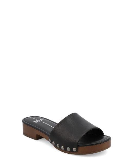 MIA Black Xonia Platform Sandal
