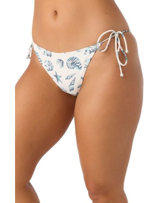 O'neill Sportswear Blue Saltwater Essentials Maracas Side Tie Bikini Bottoms