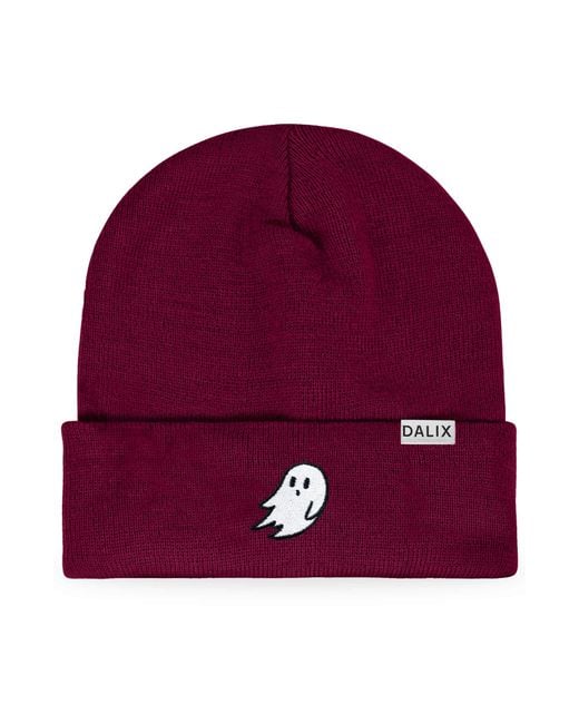 Alix Red Ghost Beanie for men
