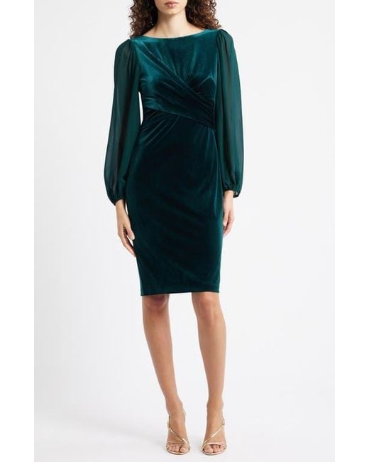 slim fit dress slacks Hunter Green Velvet Samantha Dress
