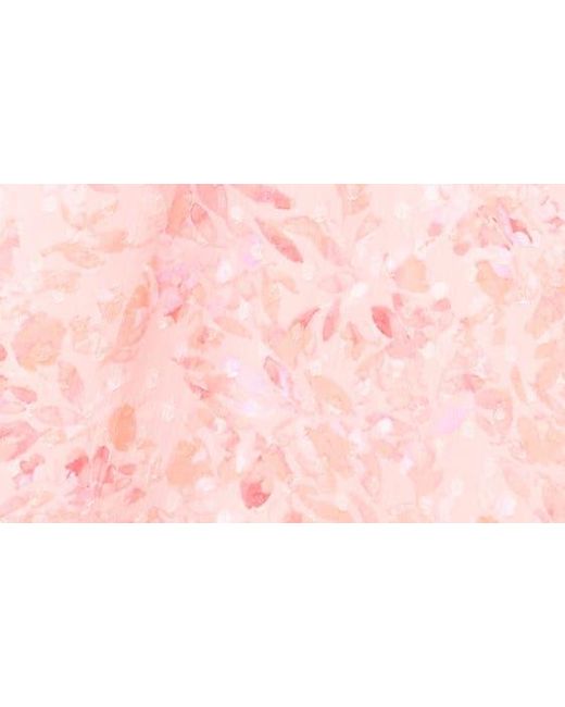 Gibsonlook Pink Lindsey Floral Ruffle Maxi Dress
