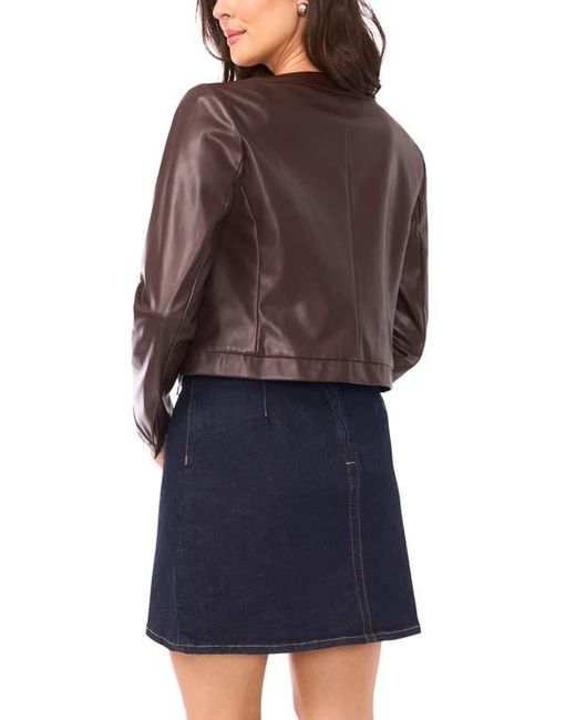 Vince Camuto Blue Faux Leather Jacket