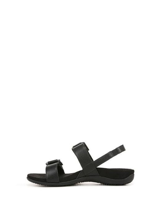 Vionic Black Reese Slingback Sandal