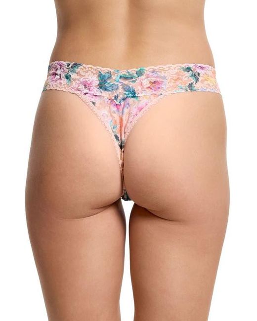 Hanky Panky Pink Print Original Rise Thong