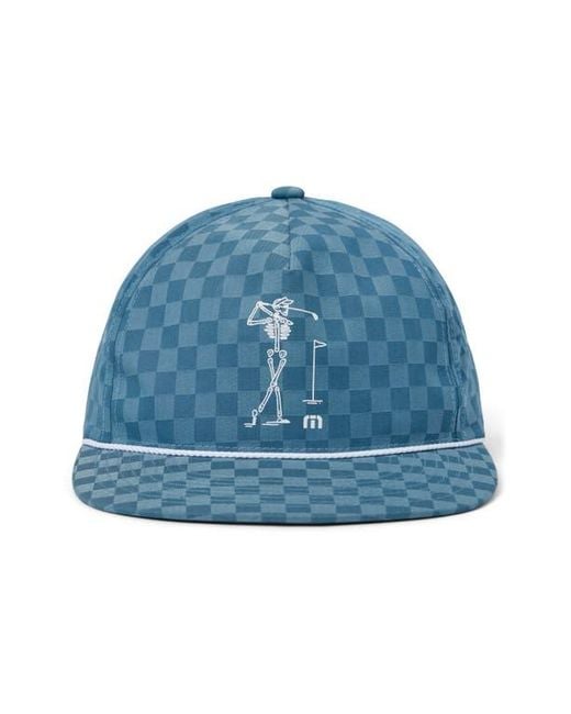 Travis Mathew Blue Lost Swing Golf Hat for men