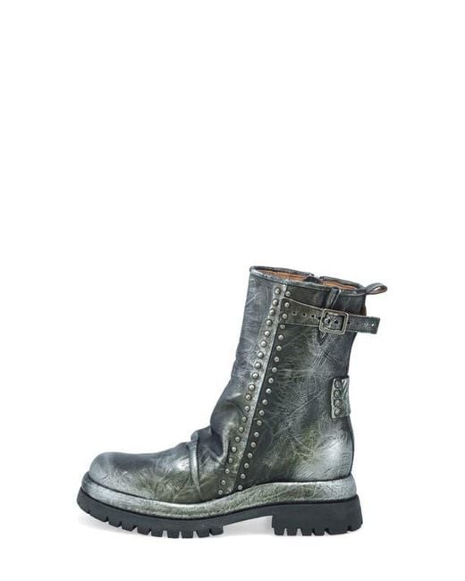 A.s.98 Gray Duke Stud Trim Boot