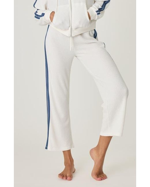 Pj Salvage White Waffle Knit Lounge Set