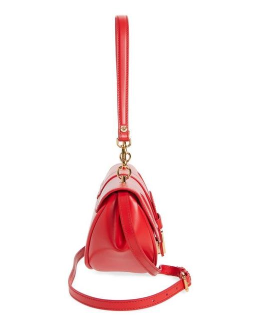 Versace Red Medium Virtus Shoulder Bag