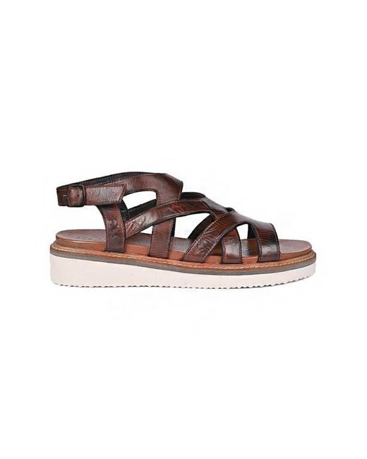 Roan Brown Centrist Sandal