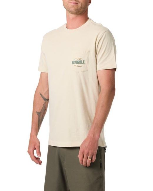 O'neill Sportswear Natural Name Badge Pocket Graphic T-Shirt for men