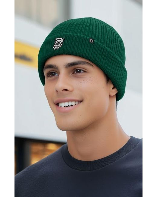 Alix Green Ice Bear Beanie for men