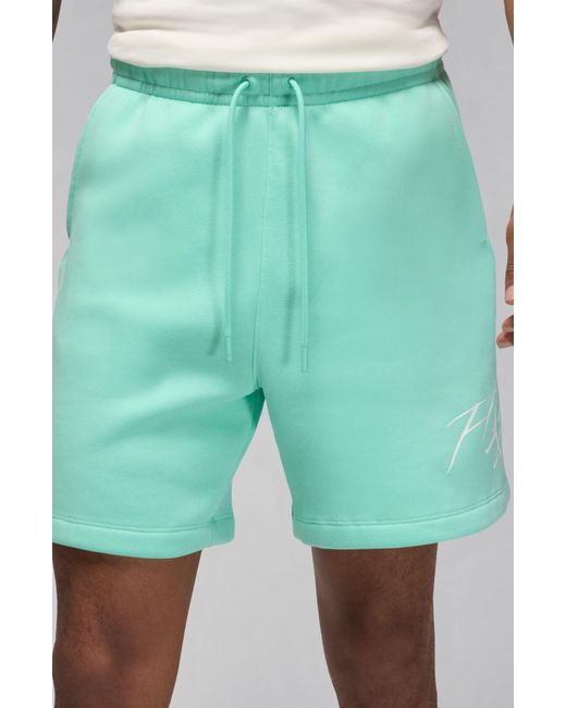 Nike Green Fleece Sweat Shorts for men